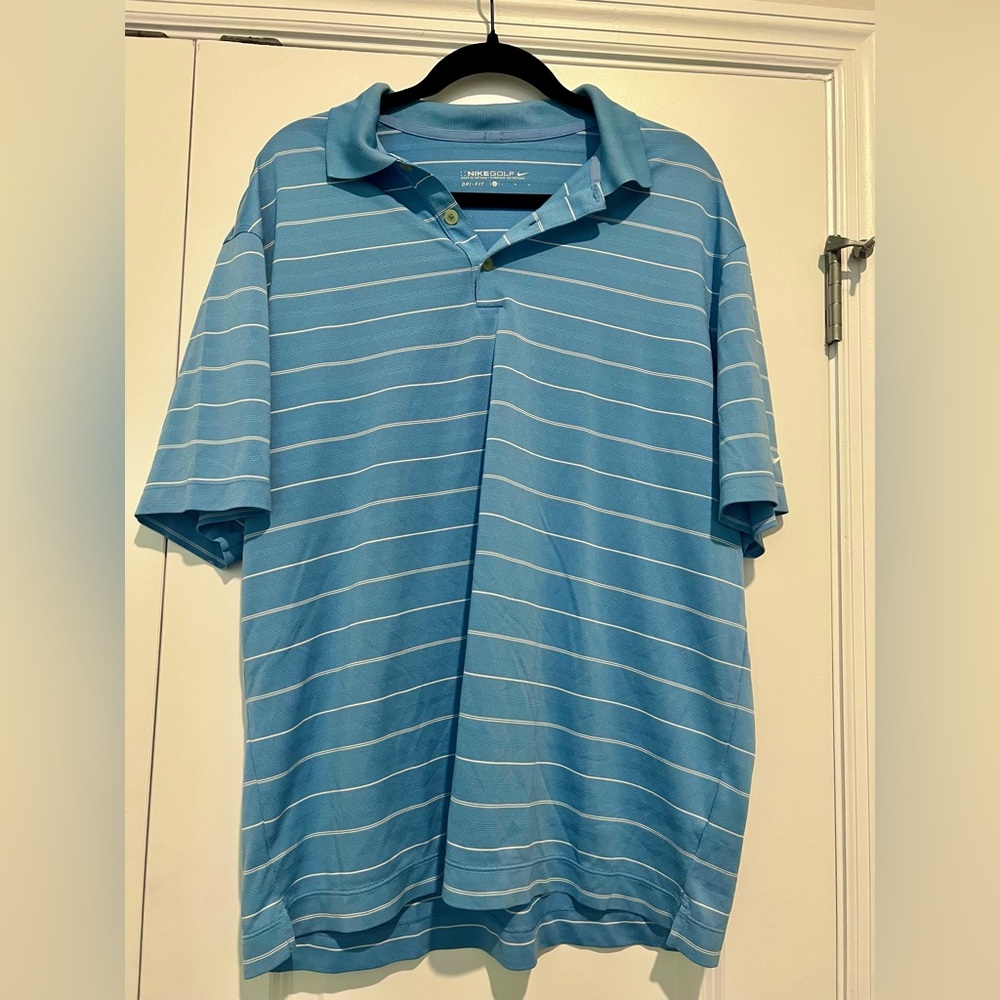Nike Golf Dri-Fit Polo Shirt Size Large